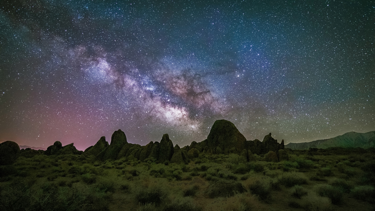 Alabama Hills, Milky Way