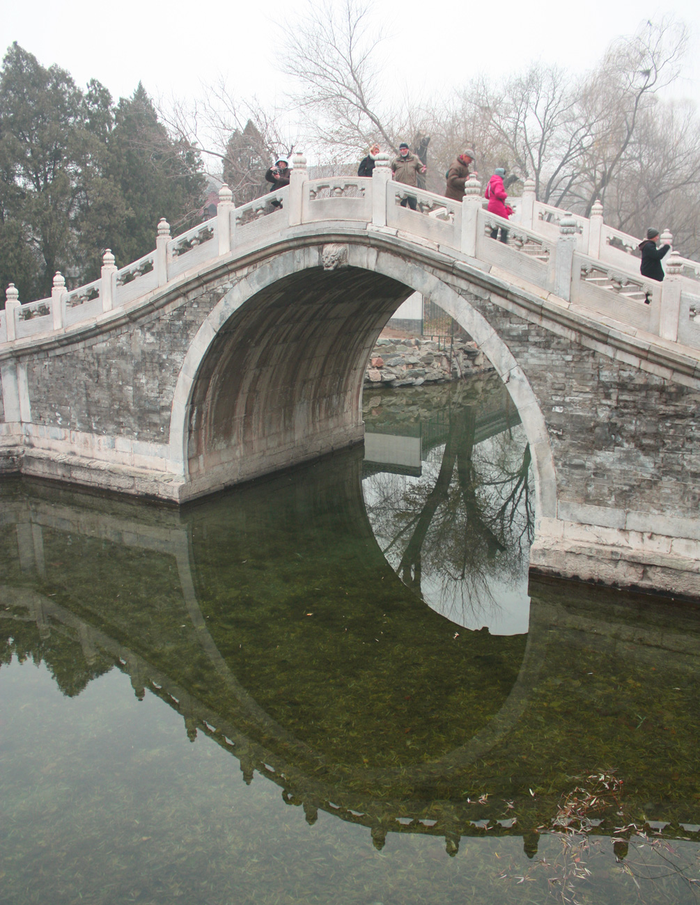 Cold Morning Reflection, Beijing