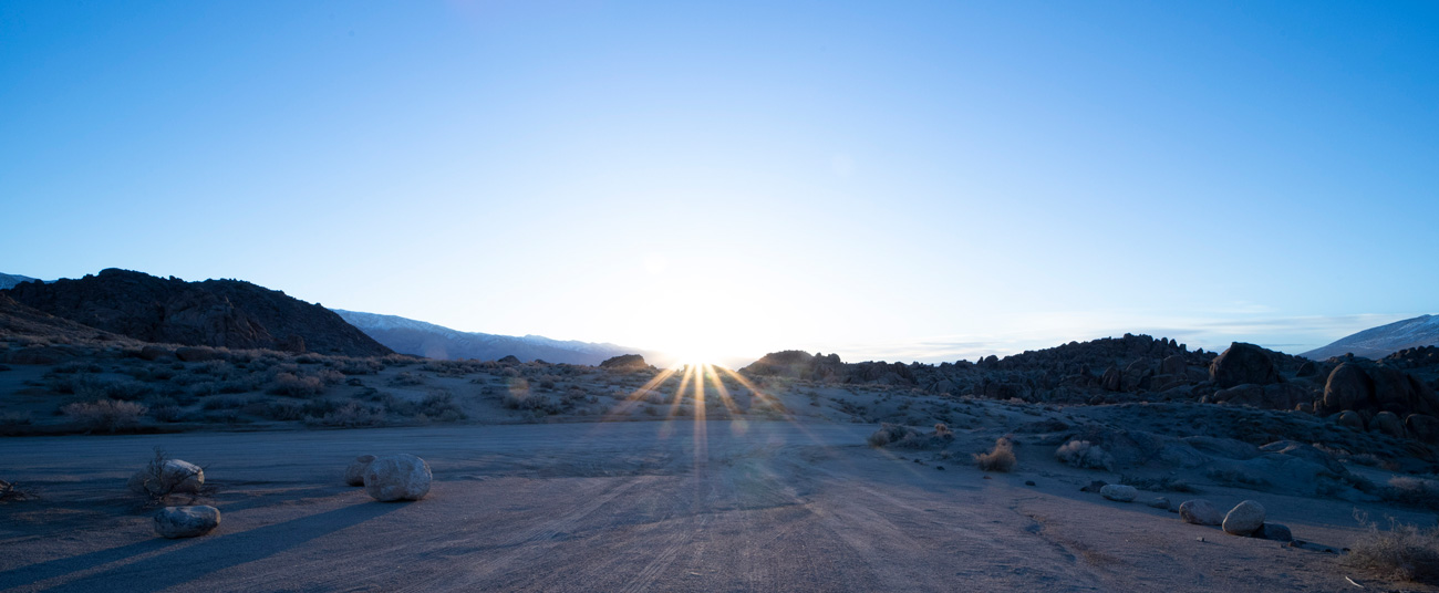 Sunrise, Alabama Hills