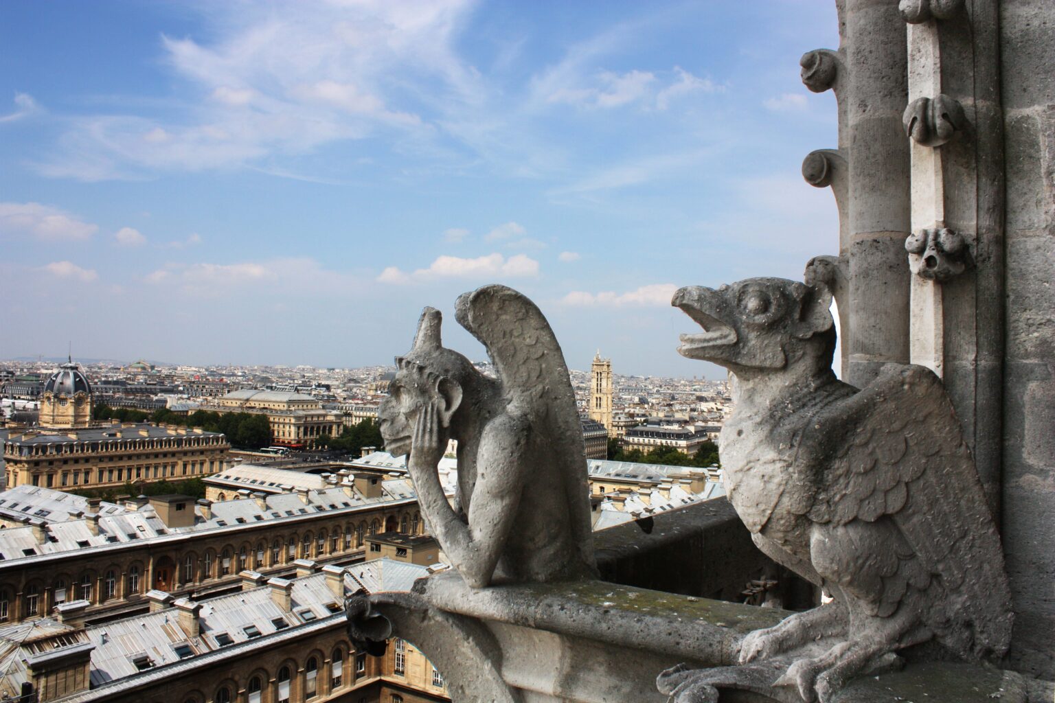 View of Paris from Notre Dame Cathedral