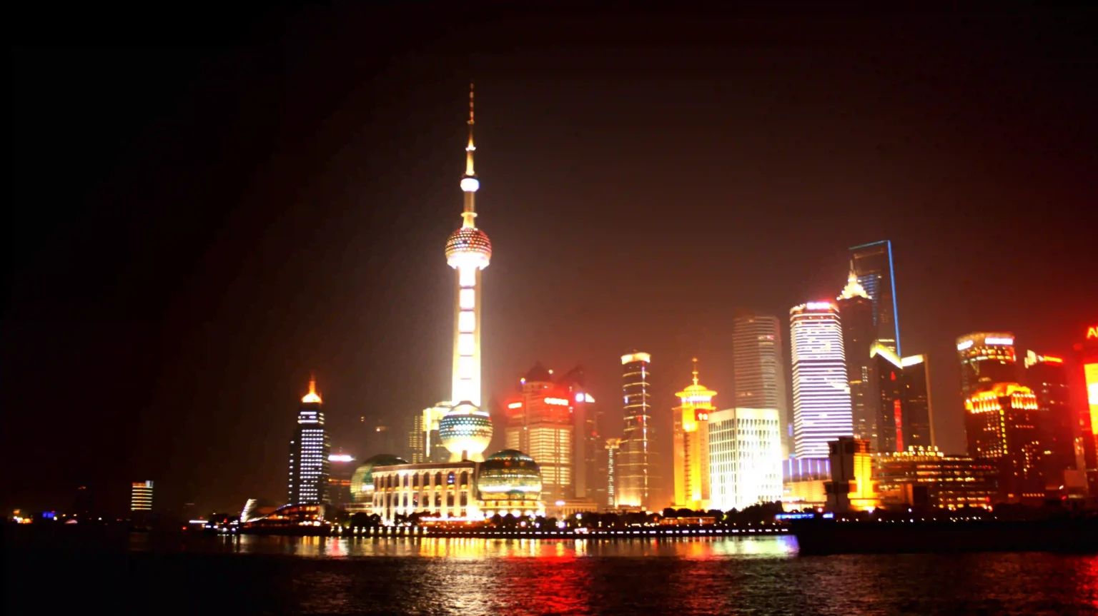 City Skyline at Night- Shanghai