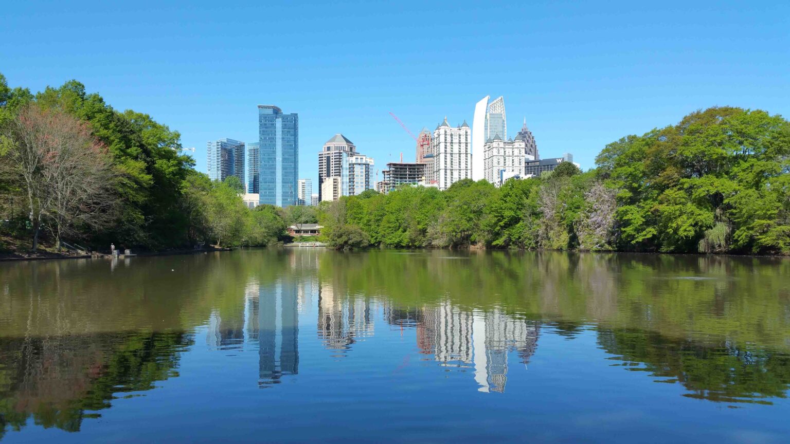 City Skyline from Piedmont Park, Atlanta