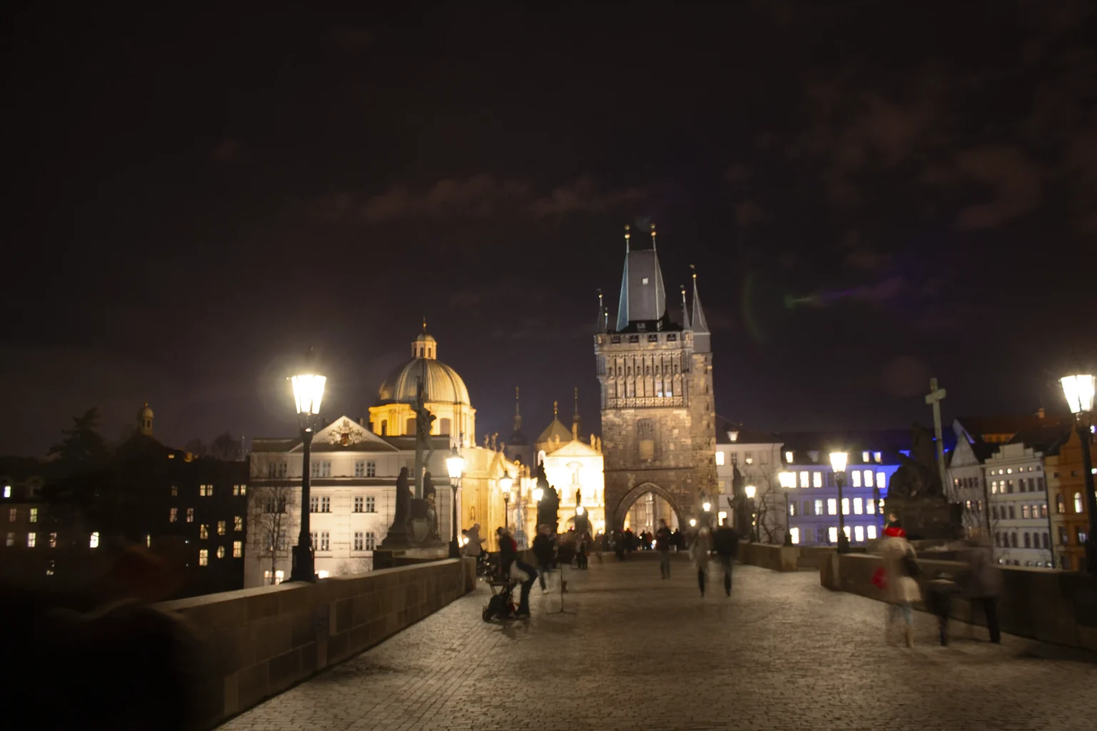 People in Motion, Charles Bridge – Prague