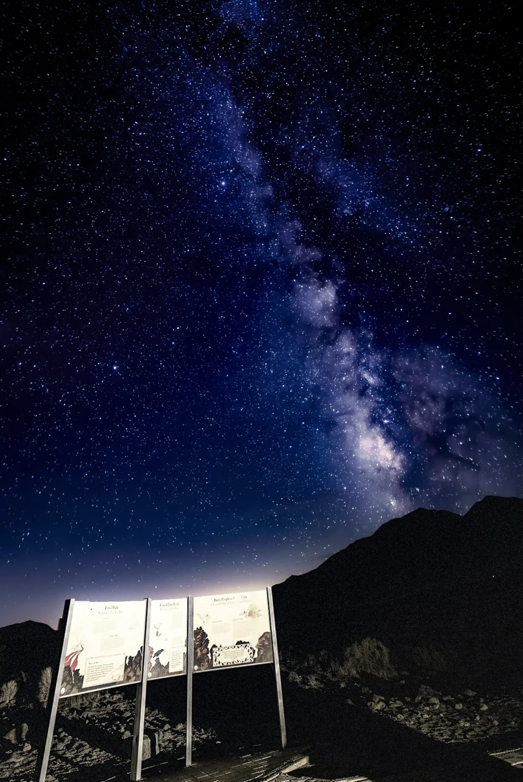 Milky way – Fossil Falls